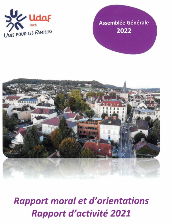 Rapport d'activité 2021 - Udaf 39 Jura